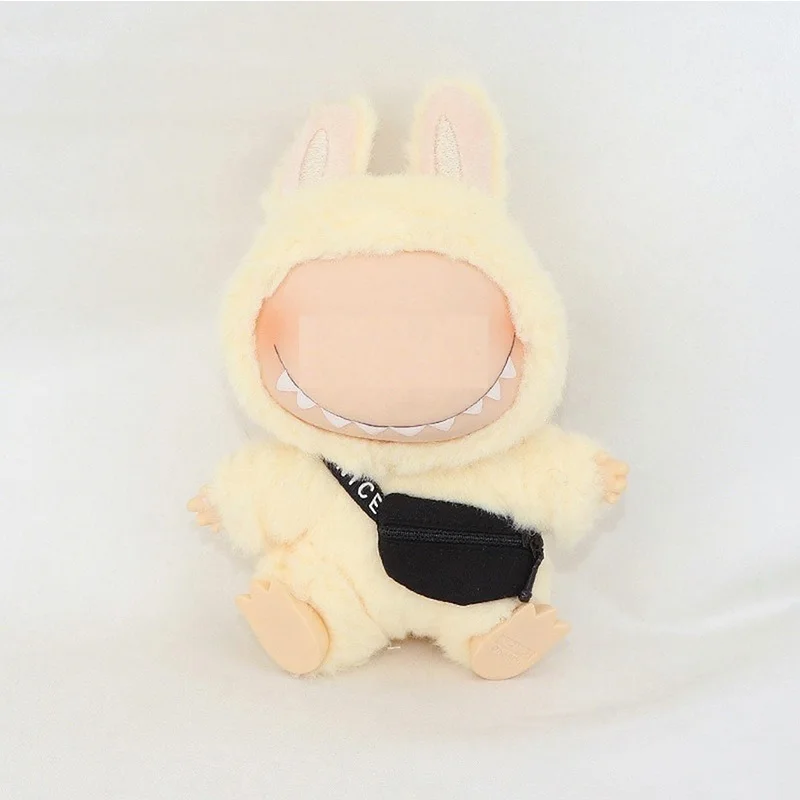 New Doll Labubu Crossbody Bag Micro Zipper Fanny Pack Bag Doll Accessories Baby Bag LBBBB01