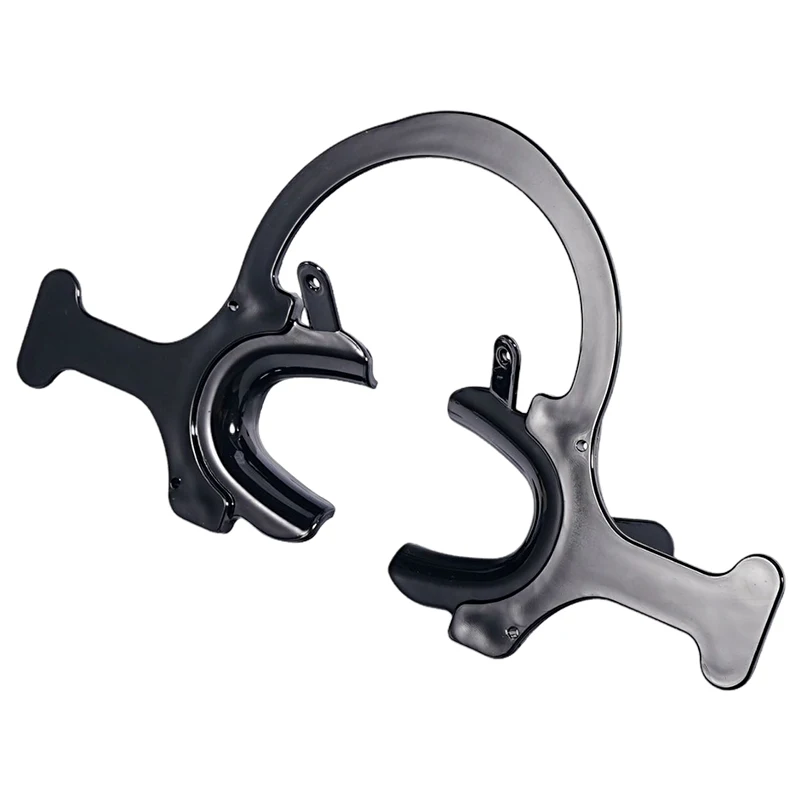 1pc Black Dental Intraoral Cheek Lip Retractor Spreader Orthodontic Mouth Opener C-Shape With Handle Black S/M/L Dentist Tools