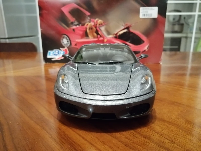 BBR 1:18 F430 Spider Gray Simulation Limited Edition All Open Alloy Metal Static Car Model Toy Gift