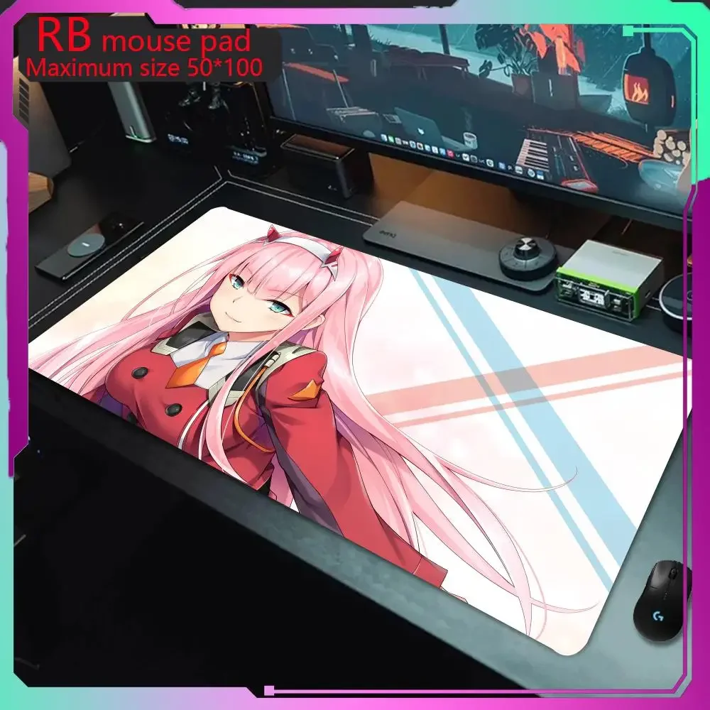 

Zero Two darling in the franxx Mouse Pad high-definition printing anime large game mouse pad Game console keyboard mouse pad