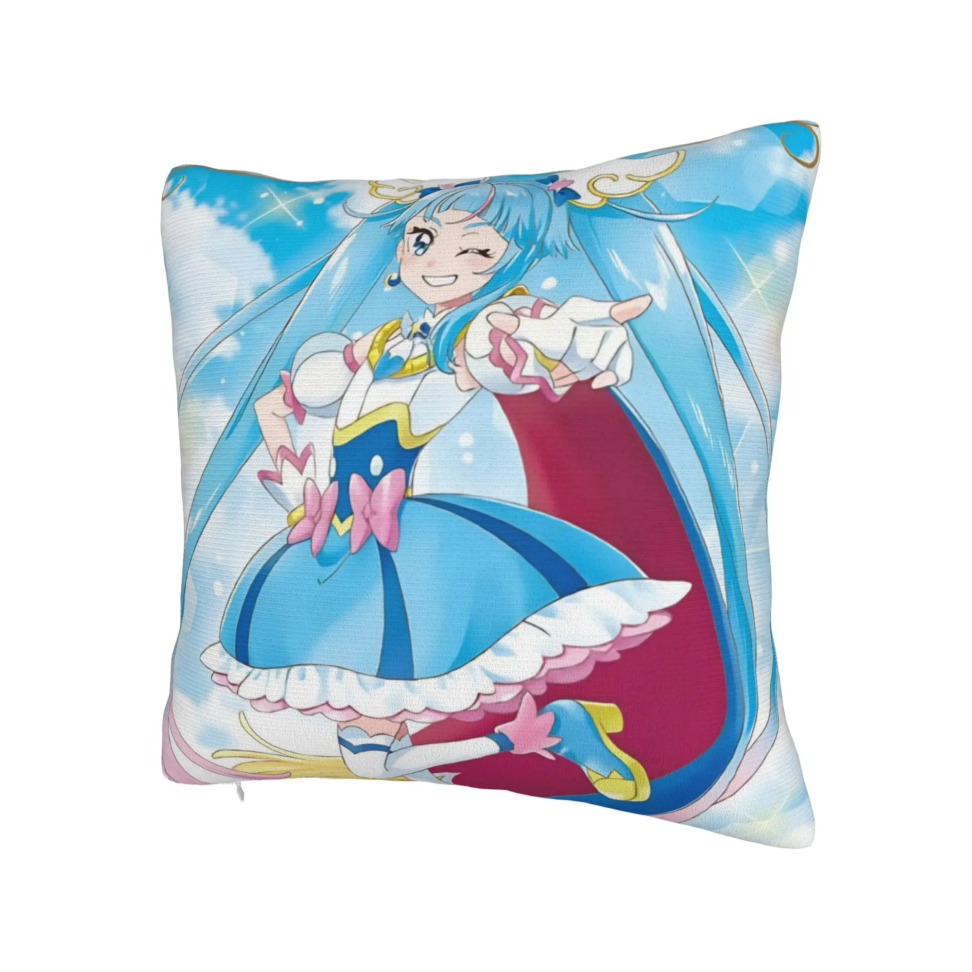 Decorative Pillowcases Soaring Sky Pretty Cure Accessories Home  Pillow Case Cover Square Multi Size