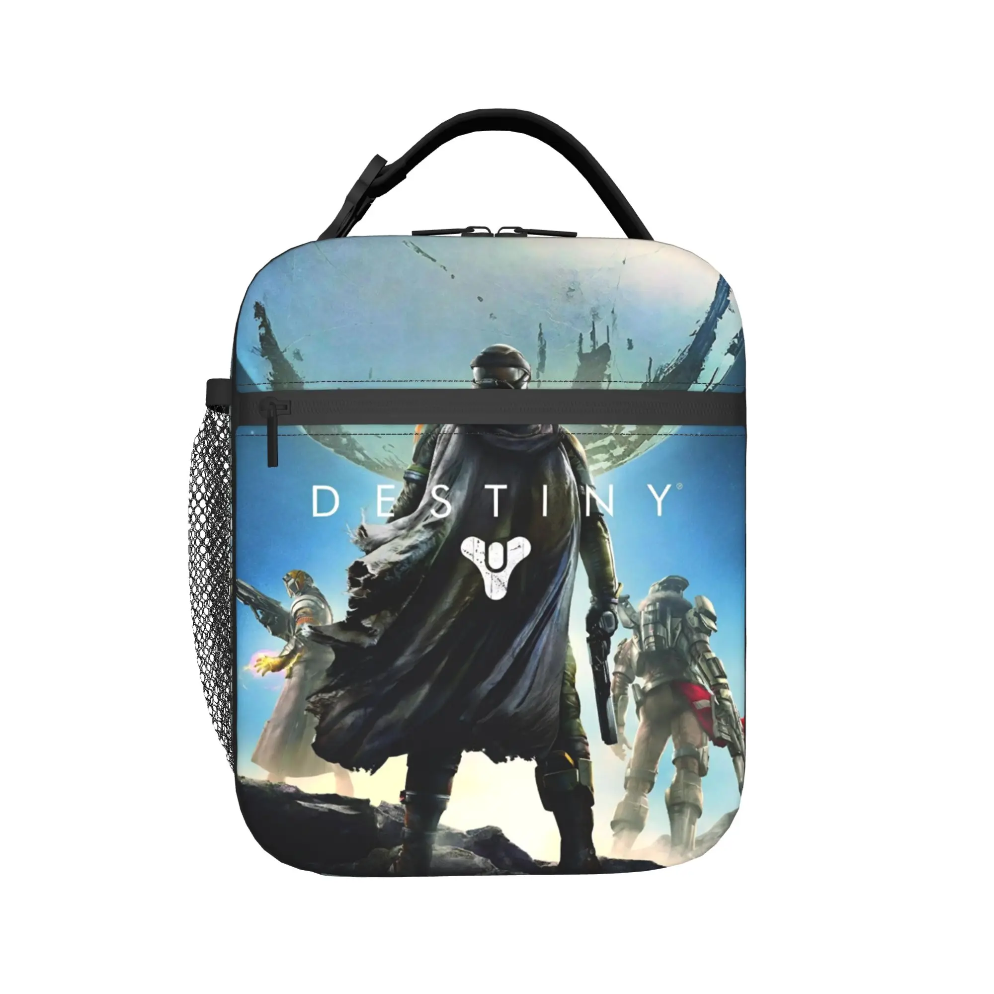Sacs à déjeuner isolés Destiny 2 Games Accessories, nouveau conteneur à déjeuner isotherme pour l'école