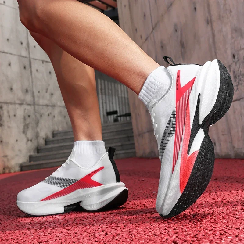 2025 لينة وحيد توسيد رجالي احذية الجري للنساء عالية الجودة الطريق الركض 36-44 أحذية رياضية خفيفة مريحة شبكة أحذية تدريب