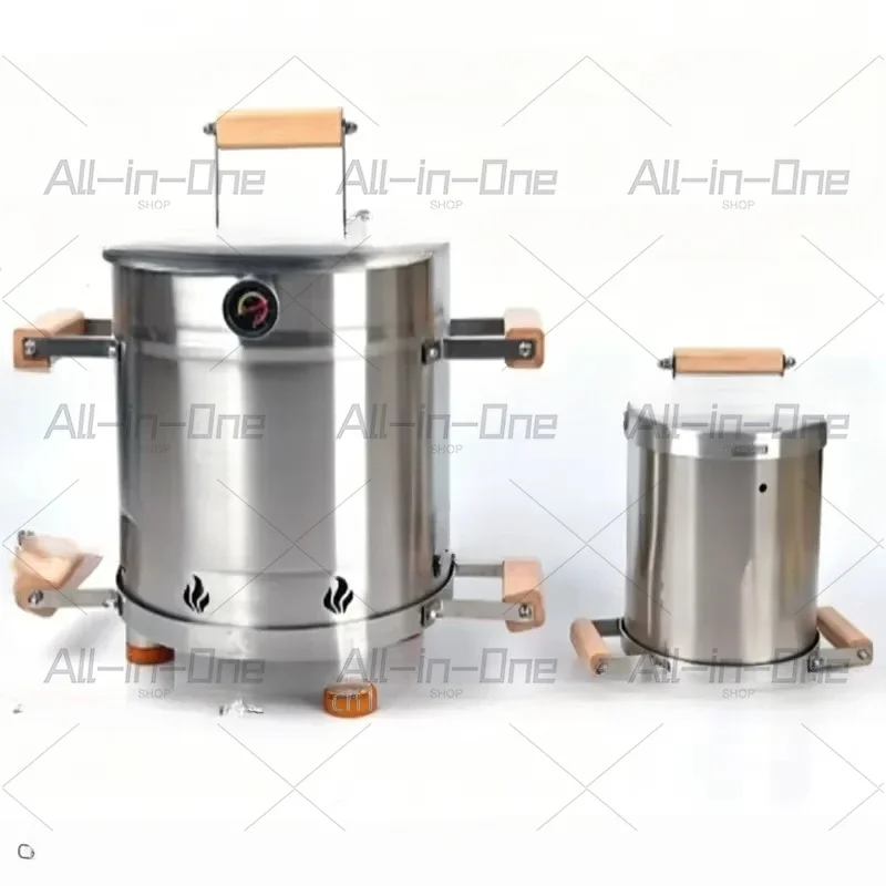 Advanced Vertical Barrel Smoker Stainless Steel Charcoal Grill