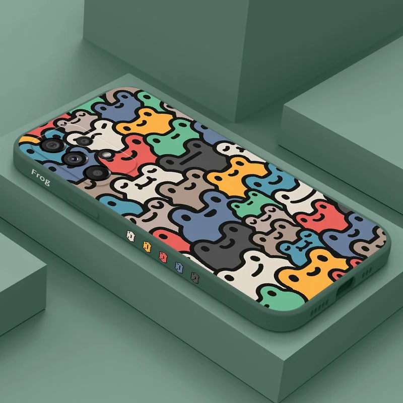 

Colorful Frog Case For Samsung Galaxy A73 A53 A33 A23 A13 A03 A72 A52 A52S A32 A22 A12 A02 A02S A71 A51 A31 A21S 4G 5G Cover