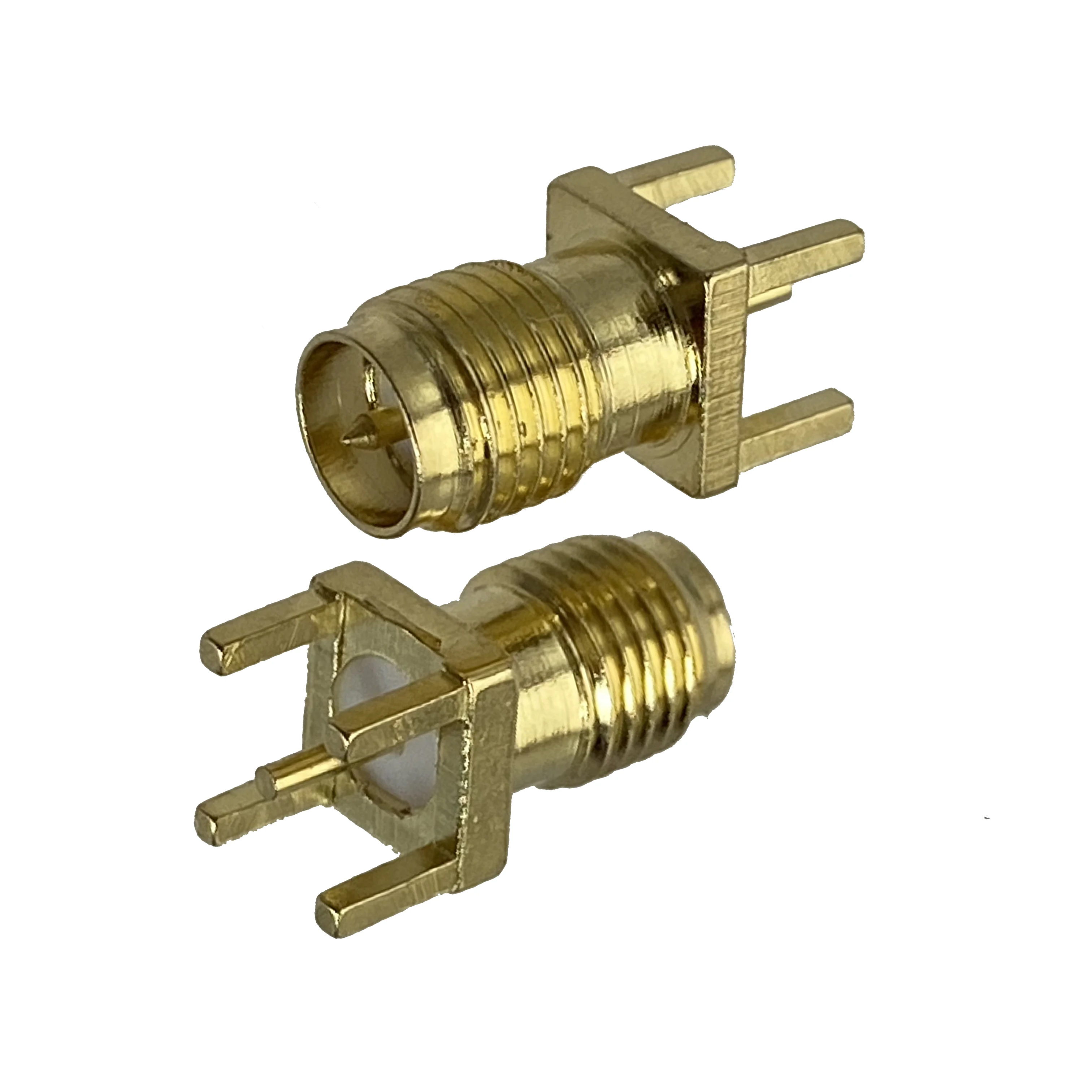 1Pcs Connector Rp Sma Vrouwelijke Plug Solder Pcb Mount Draad Terminals 50ohm Rf Coaxiale Adapter Nieuw