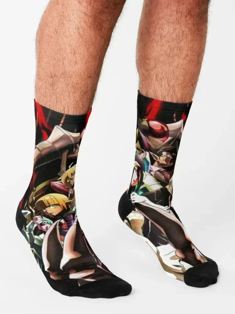 OverLord Socks christmass gift summer cycling floral Socks Women's Men's