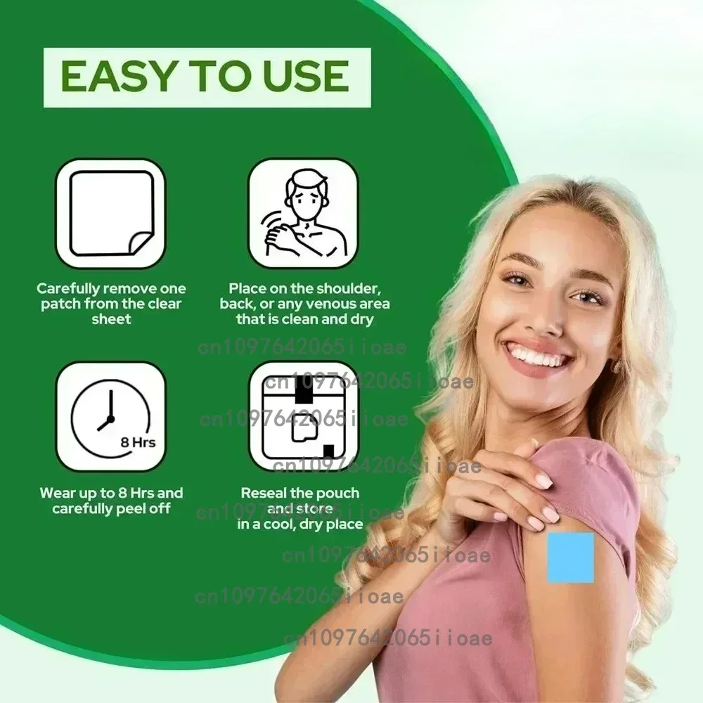 30 رقعة من الهرمونات النسائية - رقعة إستروجين للسيدات فائقة الشعر بالإضافة إلى رقعة عبر الجسم