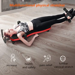 Household Fitness Leg Lumbar Disc Retractor Stretcher Bed Waist Neck Cervical Spine Tensioner Body Heighten Stretching Device