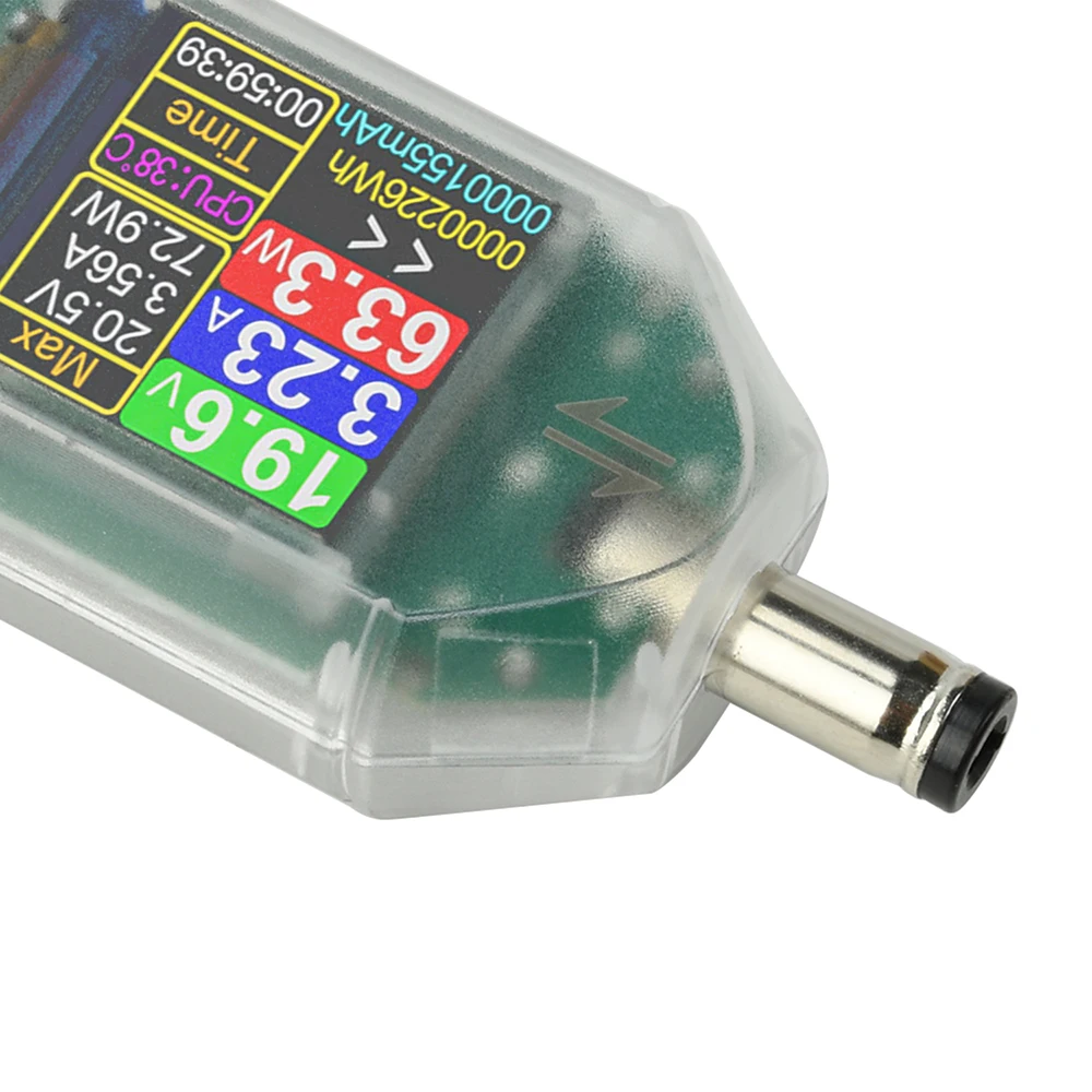 DT550 Multifunction Instrument Voltage Current Power Meter Battery Capacity Indicator CPU Temperature Time Display 4.5-50V 0-6A