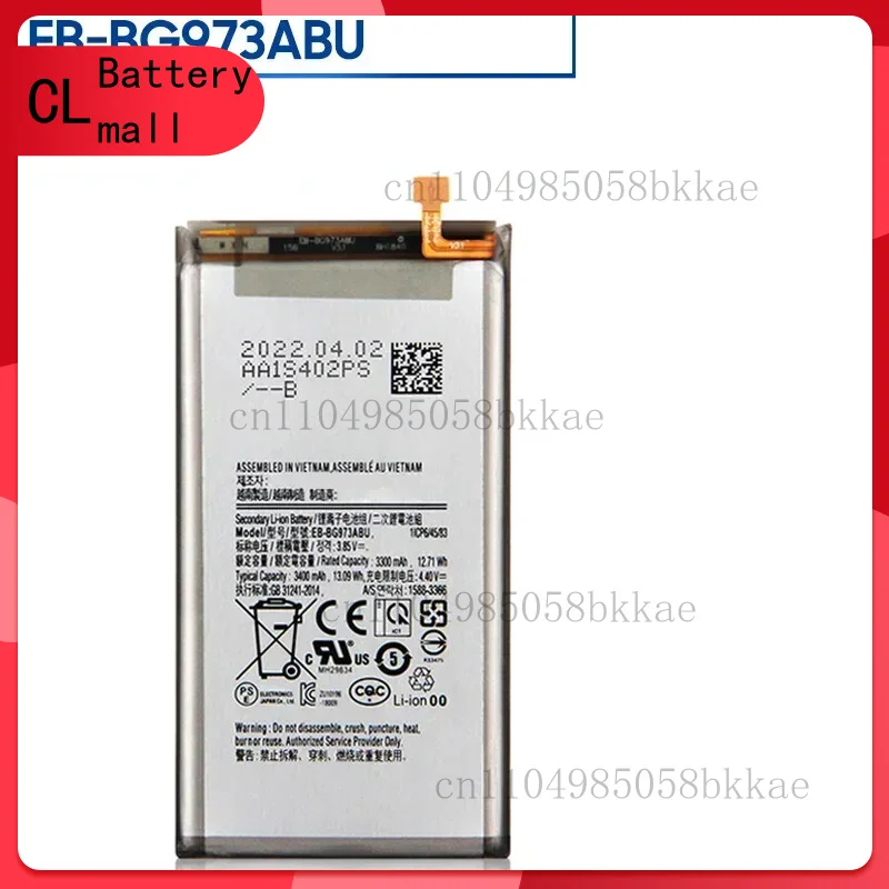 

Аккумулятор для телефона EB-BG973ABU/E для Samsung Galaxy S10 SM-G9730 G973F/DS G973U G973W