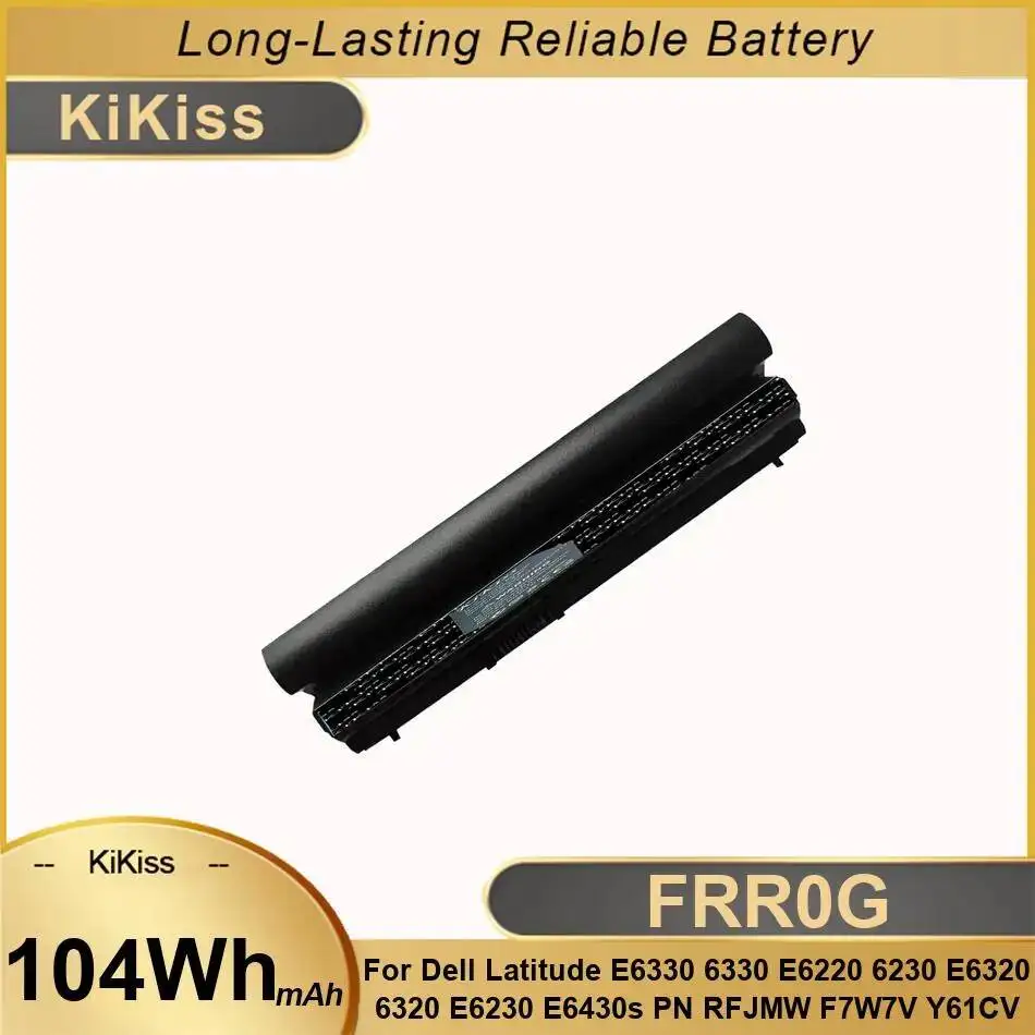 

FRR0G Lightweight For Dell Latitude E6120 E6220 E6230 E6320 E6330 E6430s Rfjmw 7FF1K 104Wh Reliable Replacement Laptop Battery