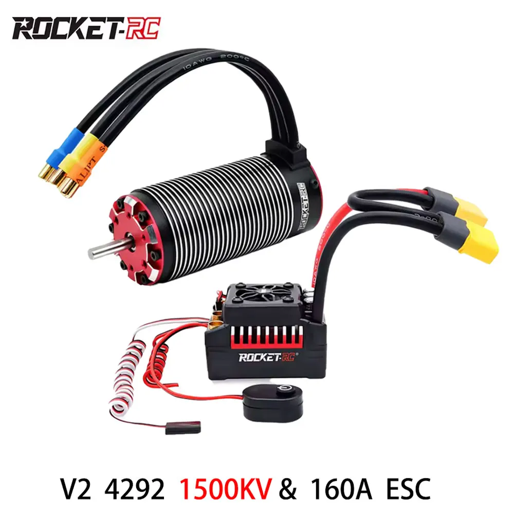RC Moteur sans Balais et Ensemble D'esc, Moteur de Torsion Haute 3650 à la Torsion 3650 120a SET COMBO EST POUR RC VOITURE (3600KV