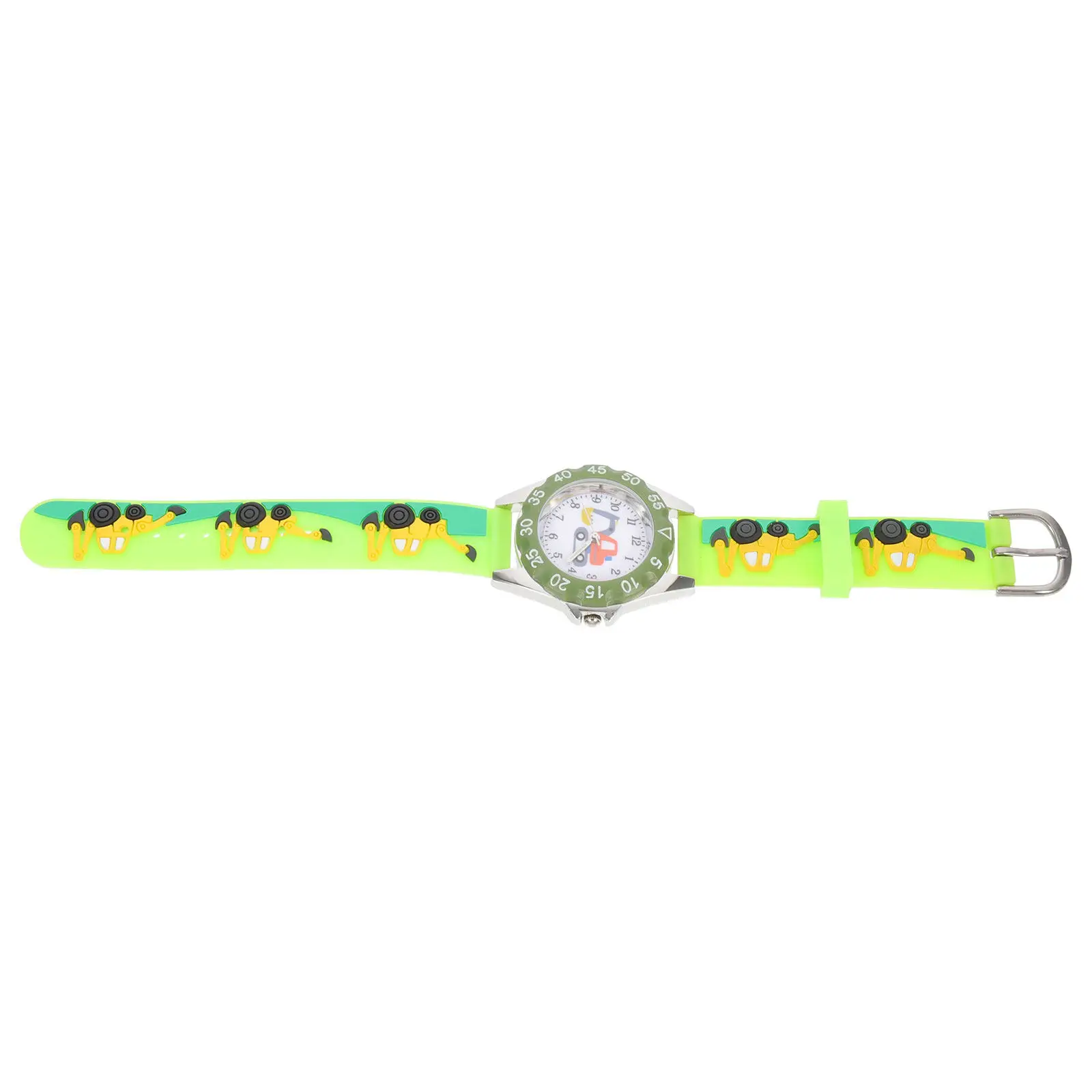 3D Cartoon Watch Cute Students Wrist Watch Fashion Lightweight Silicone Design Durable Wristwatch Adjustable Strap