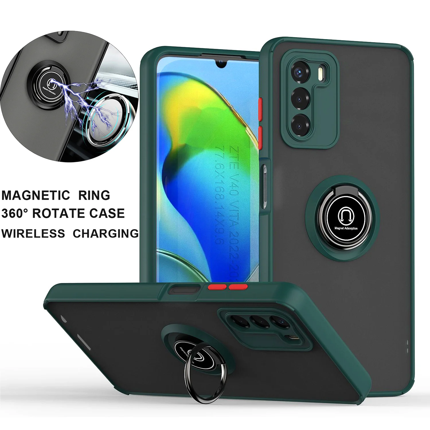 

Для Moto G51 G60 G50 G30 G20 E30 E50 Fusion Neo Pro UItra Motorola G42 G52 G22 G31 G41 Кольцо-держатель Подставка Жесткий чехол для ПК
