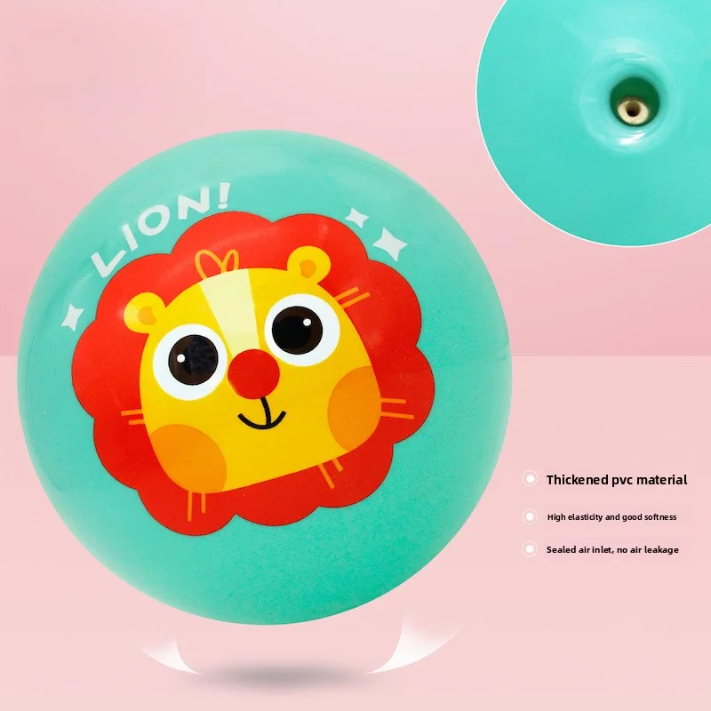 Patting Ball For Kindergarten Children Small Rubber Inflatable Sports PVC Toy Ball Safe Soft Baby Kids Play Ball Indoor Outdoor