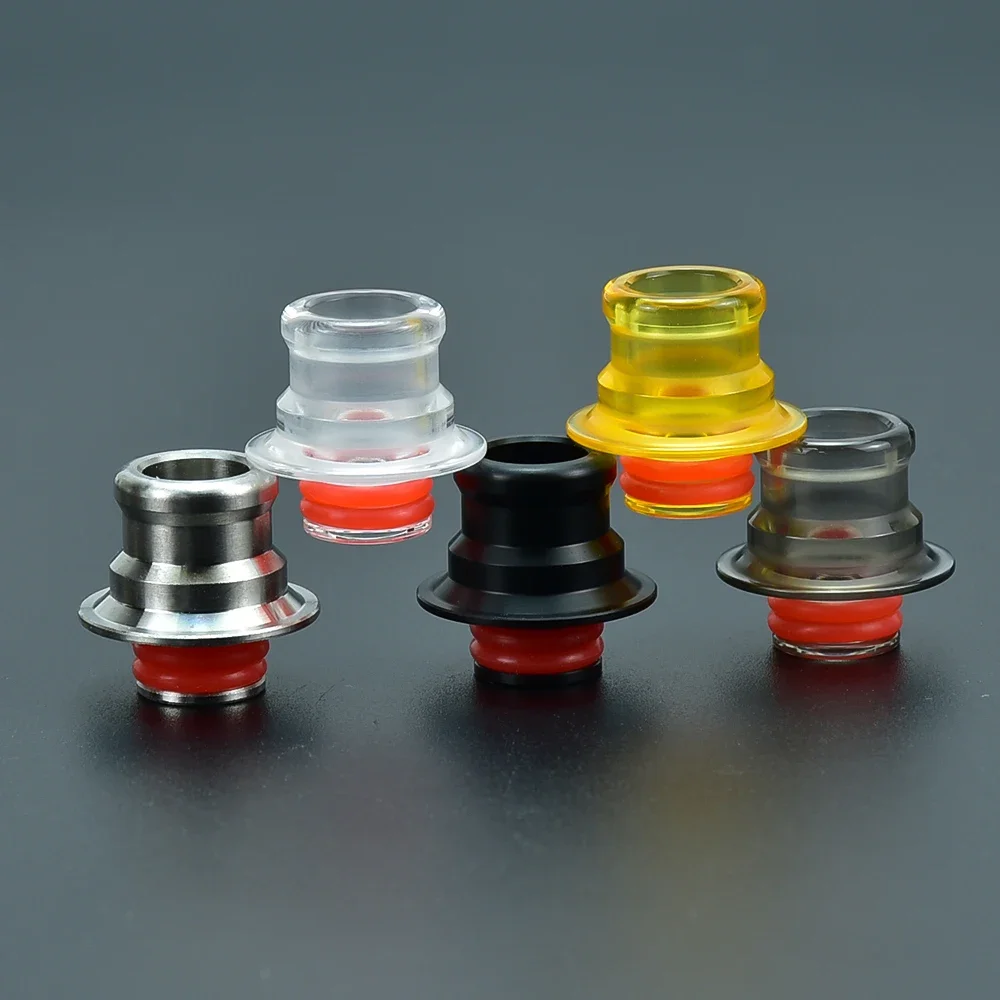طرف بالتنقيط Wolfcoolvape 510 لـ Taifun GT5 RTA Flash e Vapor V4.5S + رذاذ 510 خيط RDA RTA Vape Tip