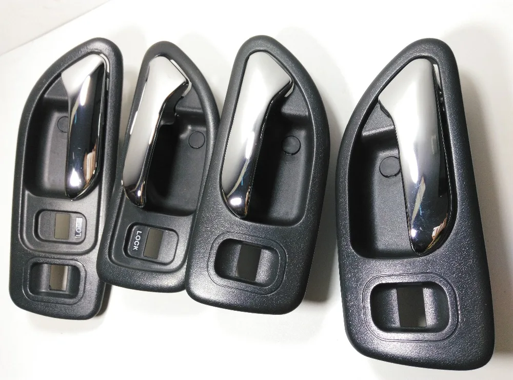 

4 pcs Black Car Door Inside Handle for 1994 1995 1996 1997 Honda Accord Internal Buckle Top Quality Factory Price