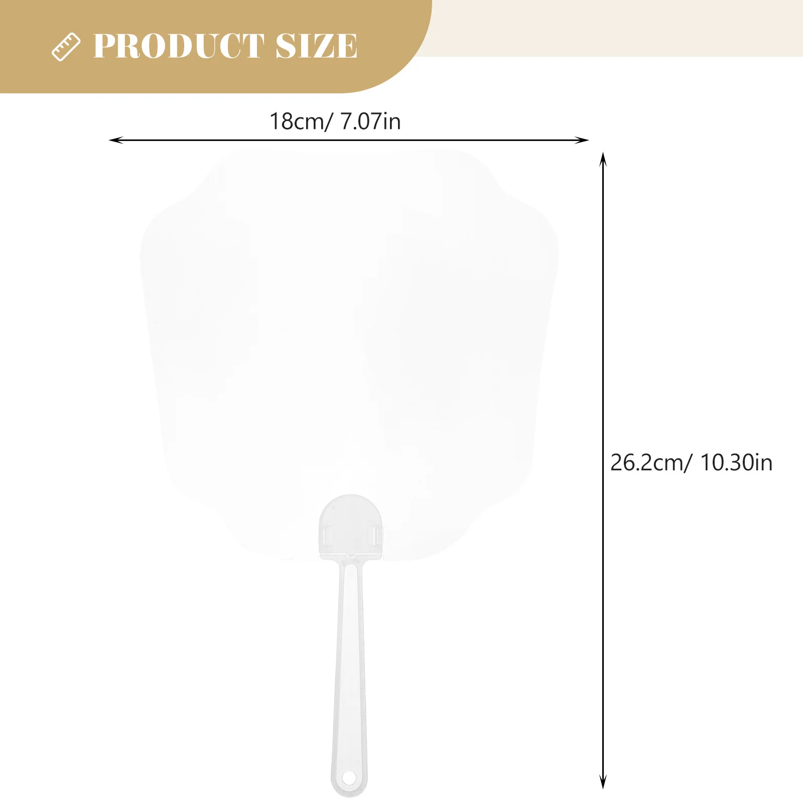 8 قطع من مراوح مستديرة فارغة، مروحة يدوية شفافة يمكنك صنعها بنفسك لمشاريع الرسم الحرفية، مروحة جرافيتي مزخرفة، مراوح بلاستيكية شفافة للمنزل