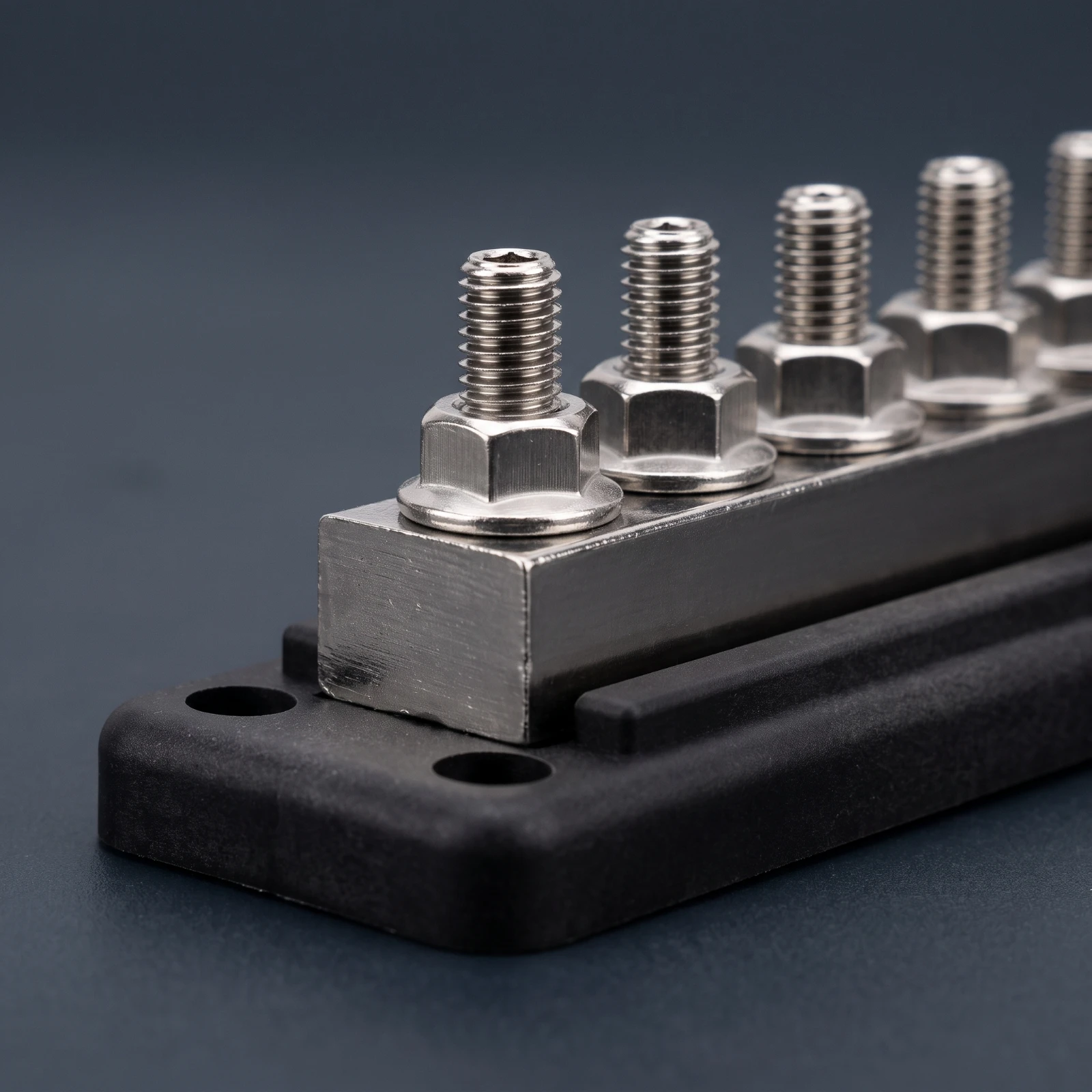 Bus Bar with Cover Heavy-Duty Power Distribution Block with Cover Power Distribution Block Tinned Copper Hardware Brass