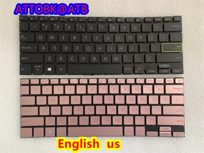 English Laptop Keyboard For ASUS Adolbook13 ADOL13J ADOL13E 2020 computer notebook keyboards pc