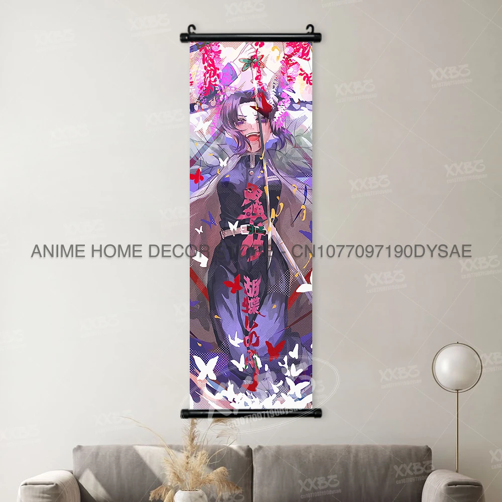 Demon Slayer Poster Kamado Tanjirou Scroll Picture Nezuko Hanging