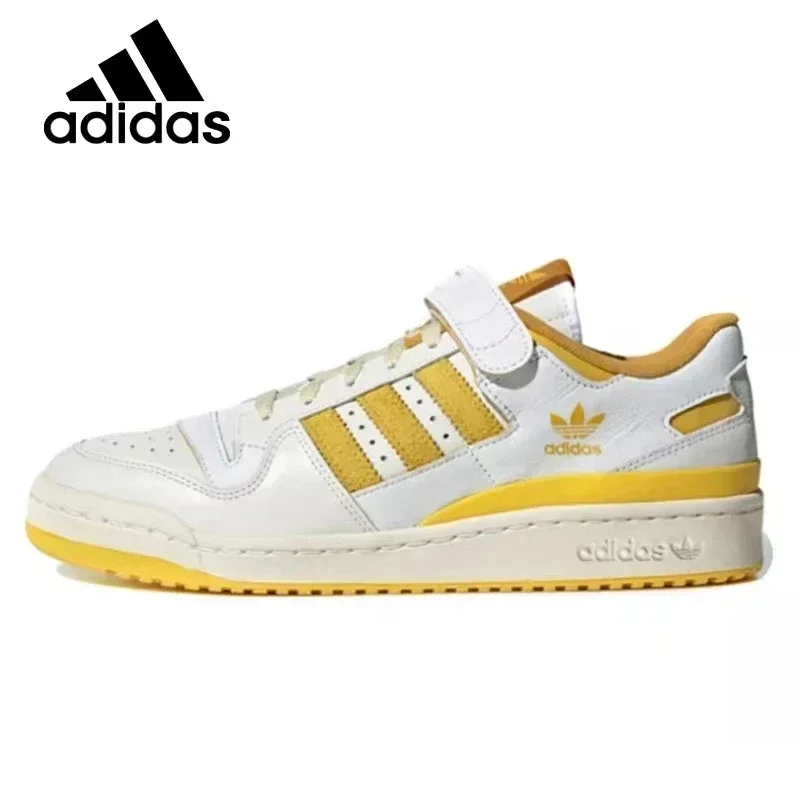 

Adidas Originals FORUM 84 Low OG "Hazy Yellow" Men Women Skateboarding Shoes Slip Wear-resisting Low Light White Yellow Unisex