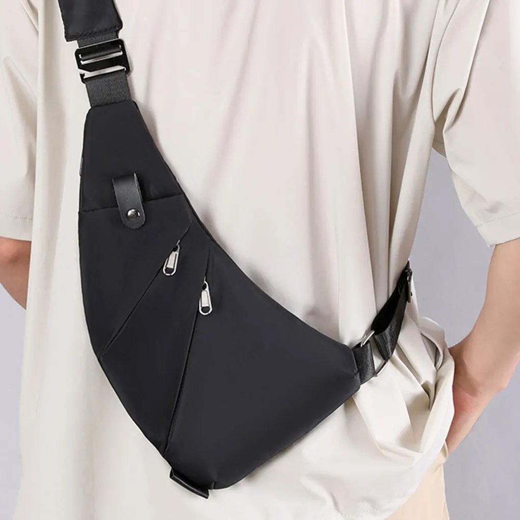 Polyester Convenient Chest Bag With Large Opening For Easy Access To Items Adjustable