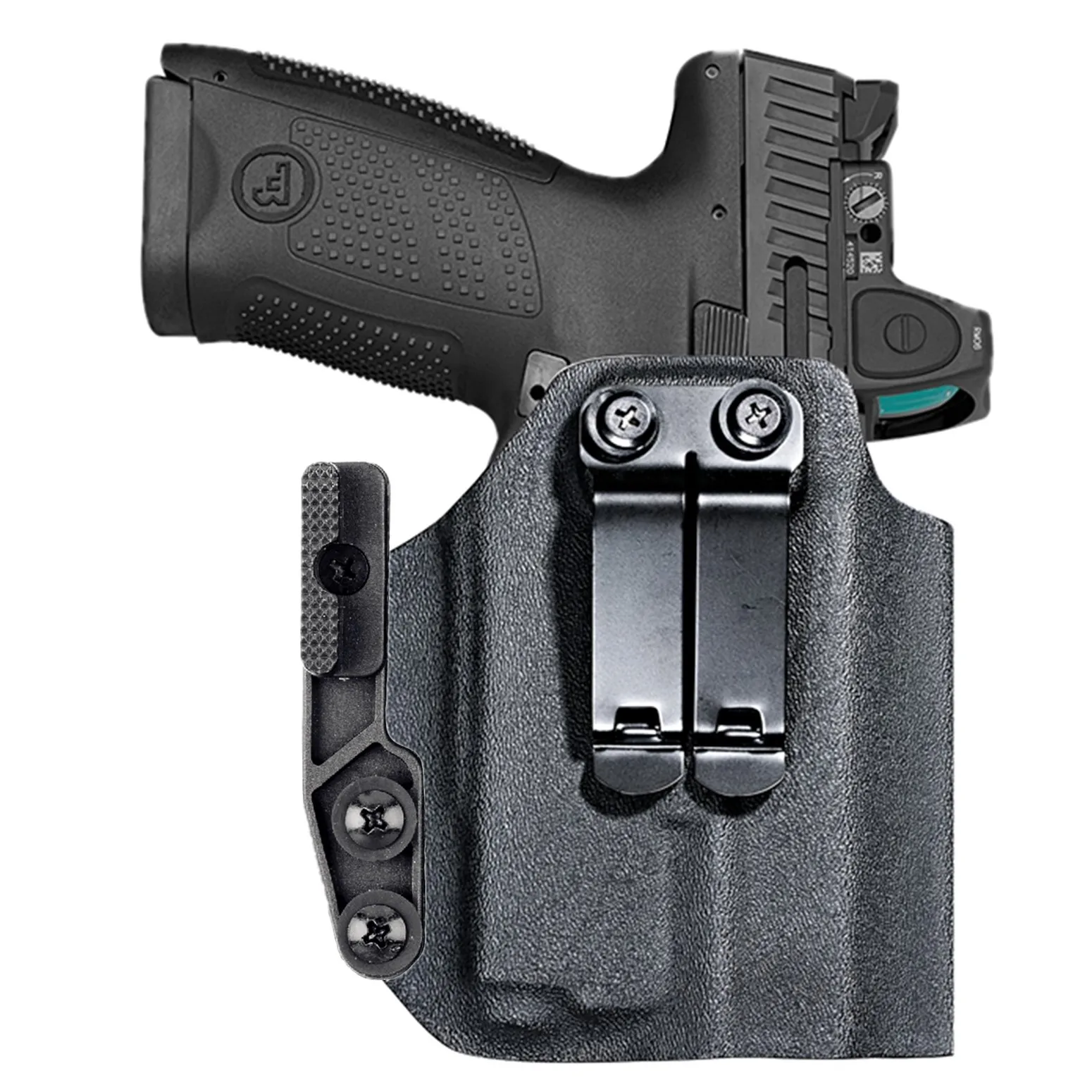 Funda Kydex ligera oculta CZ P10C para Olight Baldr S PL Mini 2