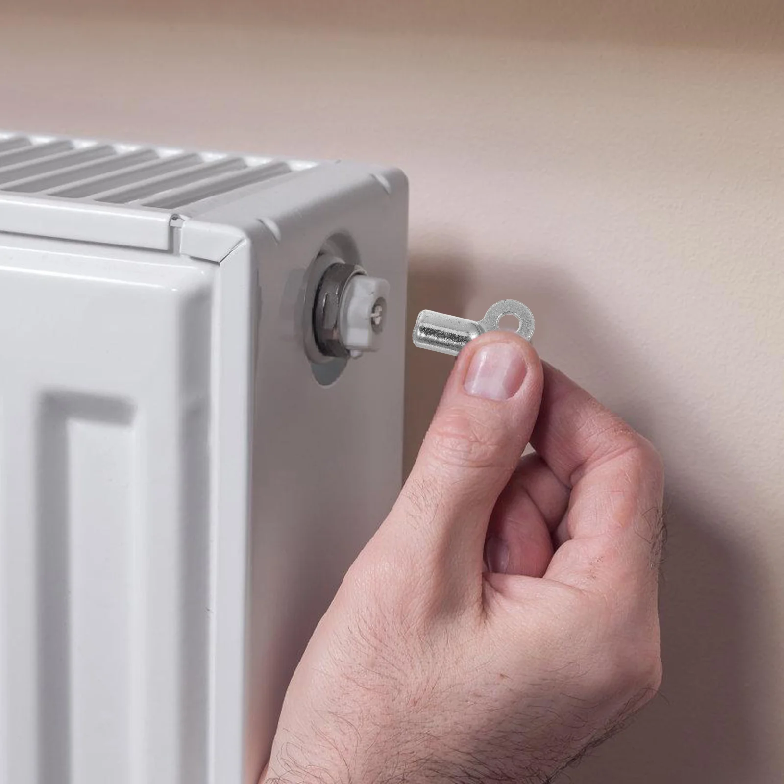 Llave de válvula de escape Universal, herramienta de plomería de aleación de Zinc, purga de caldera HVAC, luz duradera, Compatible con portátil, 6 uds.