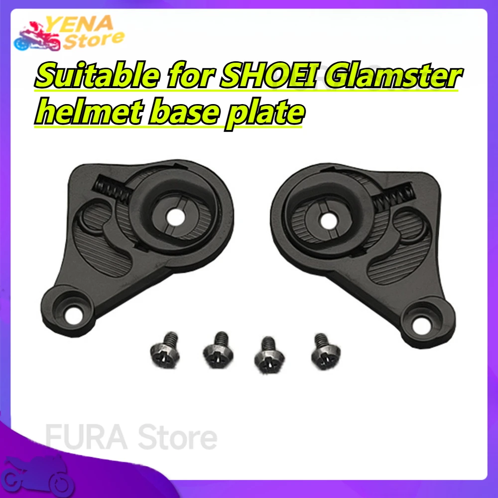 

Suitable for SHOEI Glamster helmet base plate, lens stand base, motorcycle accessories
