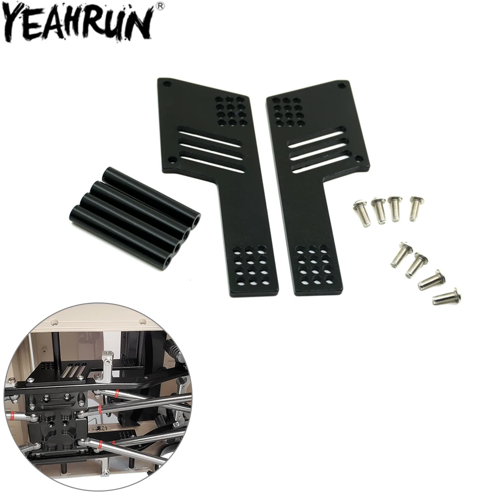 YEAHRUN Metallgehäuse, feste Halterung für Axial SCX10 TF2 Trail Finder 2 1/10 RC Crawler Car Upgrade-Teile