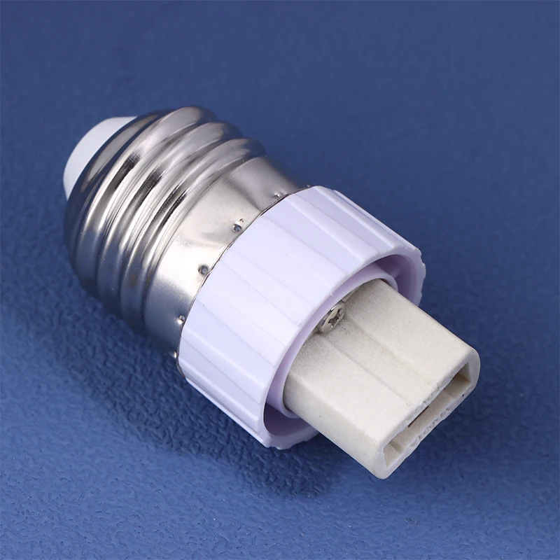 White Home E27 To G9 Lamp Converter Bulb Adapter Lamp Holder Converter White Conversion Screw Head Bulb Base Holder Extender
