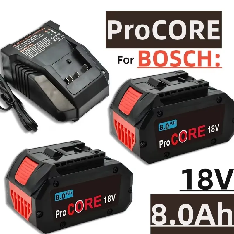 ProCORE Replacement Battery for Bosch 18V 8.0AH BAT618 BAT609 GBA18V80 Professional Cordless Tool