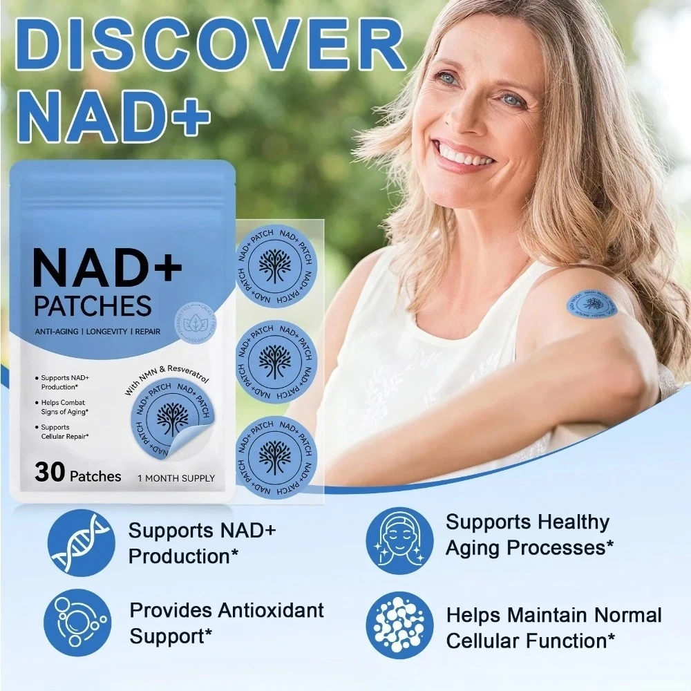 2027 Bestseller 30 Stück NAD+ ᵂᵉᵗᵃᵃᵃᵃᵃᵃ Patchs, Einfach Anzuwendende Tägliche Körperpflege-Aufkleber – Detail 4