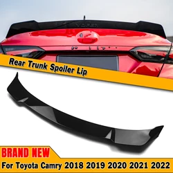 YOFER Style Rear Trunk Lid Spoiler Wing Glossy Black Tailgate Splitter Trim For Toyota Camry SE XSE Sport Model 2018-2024