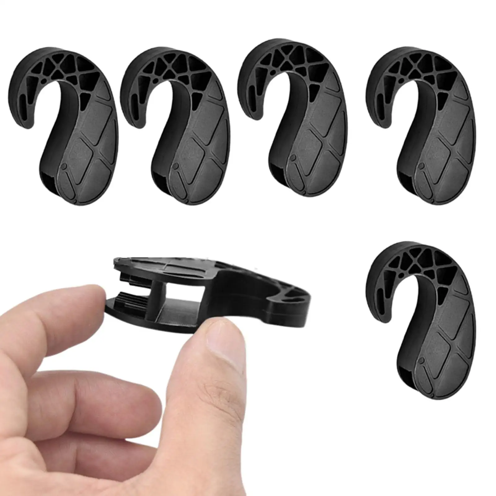 

Компоненты торцевых заглушек для троса скакалки Speed Jump, черные, 41x66 мм