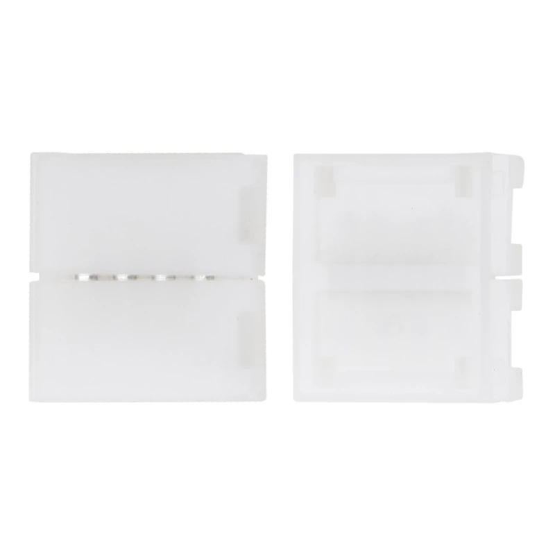 Solderless Clip-on Coupler Connector 4 Pin 10mm For 5050 RGB LED Strip Light Drosphip