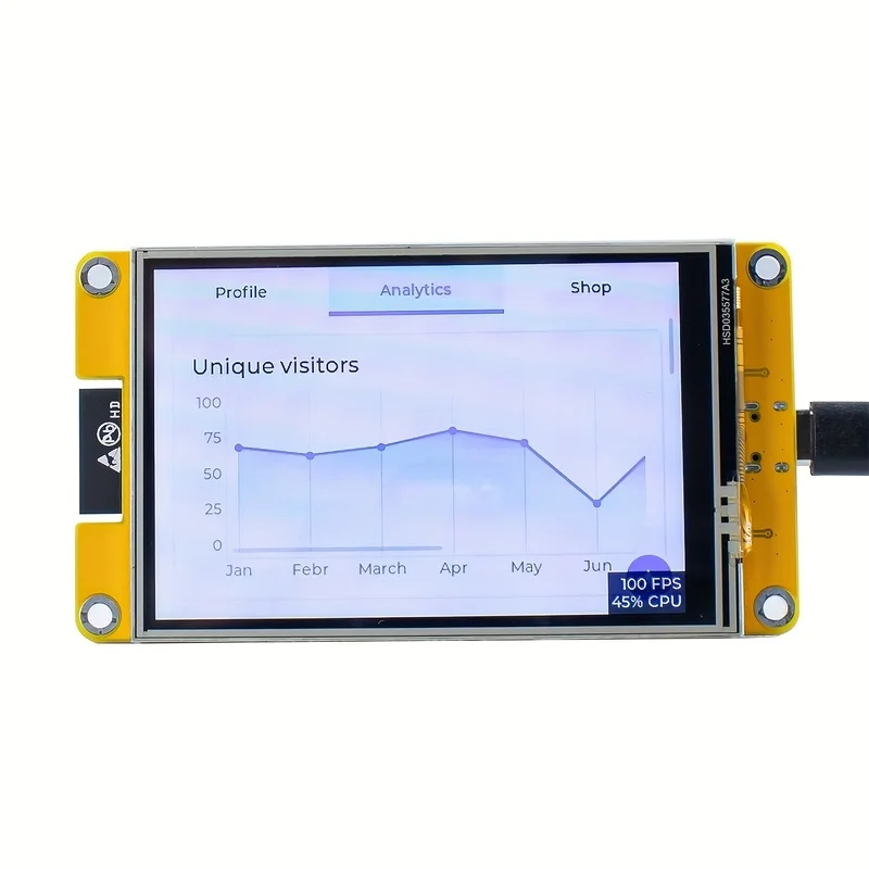 ESP32 LVGL WiFi Bluetooth Development Board 2.4/2.8/3.5 Inch TFT LCD Touch Screen 240*320 Smart Display Module