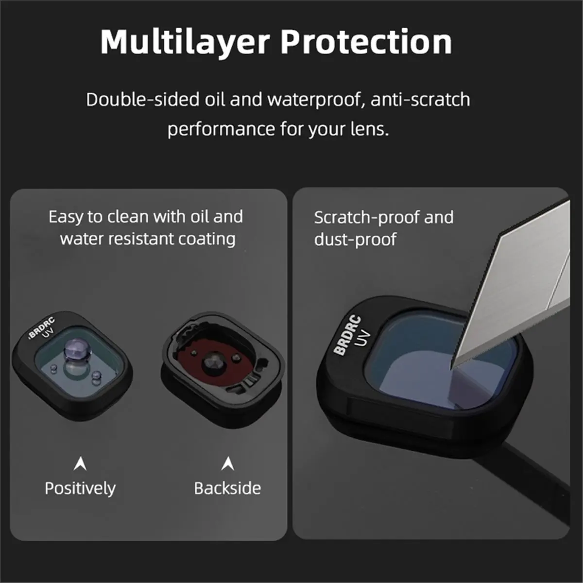 مرشحات العدسة لمجموعة مرشحات الكثافة المحايدة للأشعة فوق البنفسجية Mini 4 Pro ملحقات التصوير الفوتوغرافي بدون طيار