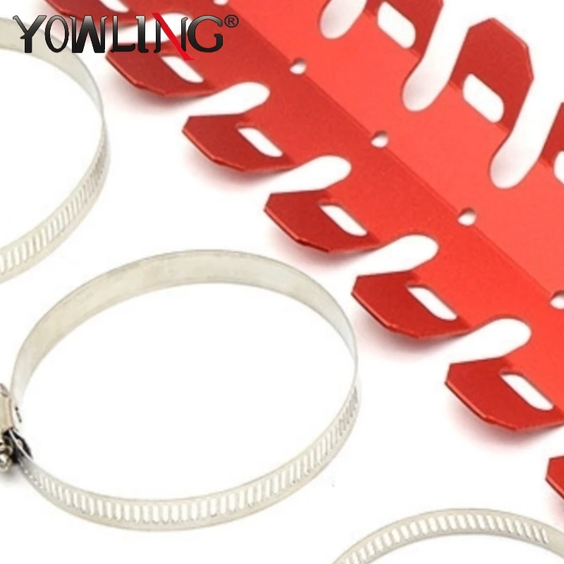 

Motorcycle Exhaust Muffler Pipe Leg Heat Shield Cover Heat Protector For HONDA CR80R CR85R CR125R CR250R CRF150R CRF450R CR 80 R