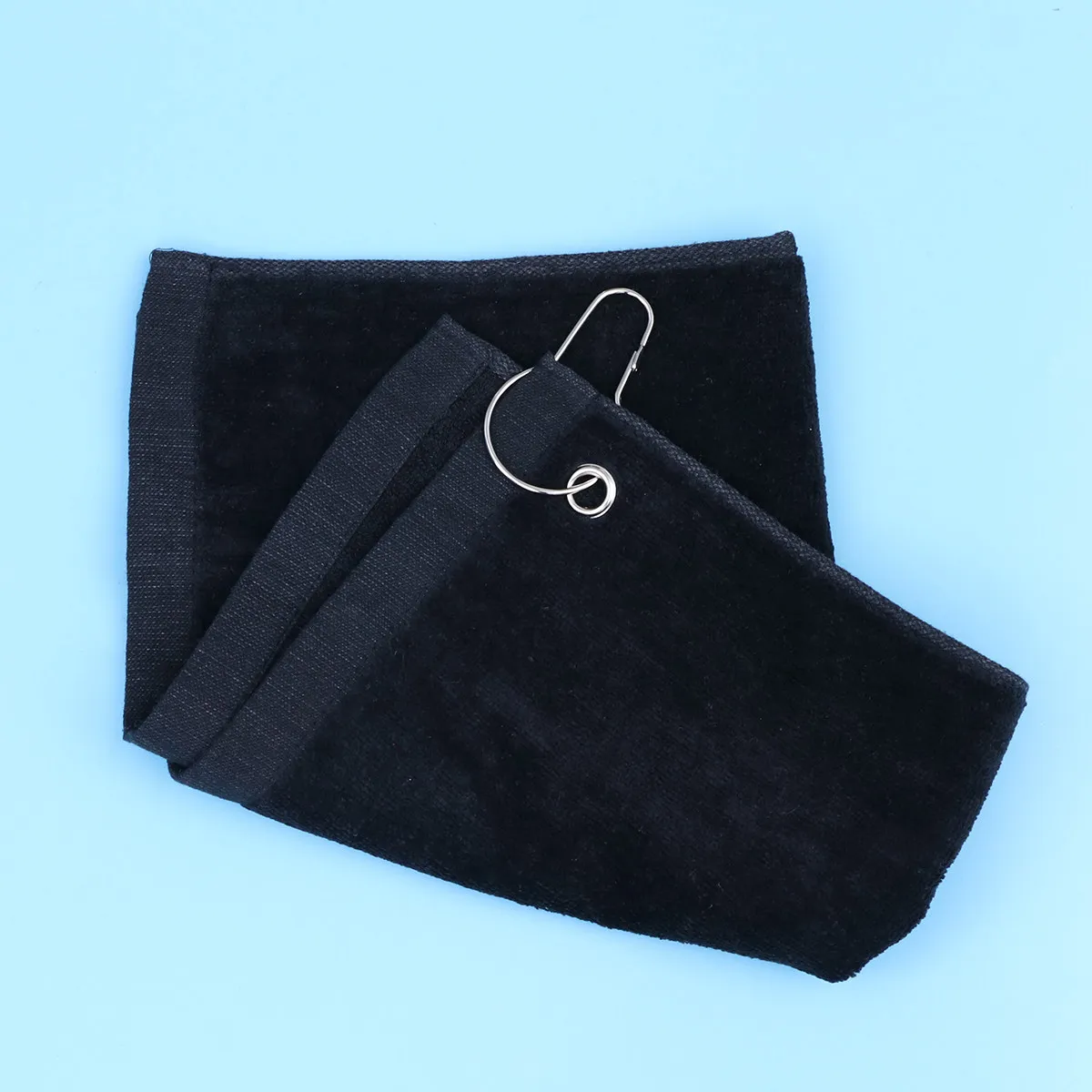 3Pcs Cotton Sports Towel with Hook Hole Design Portable Travel Towel for Golf Training Mountaineering Outdoor Activities High