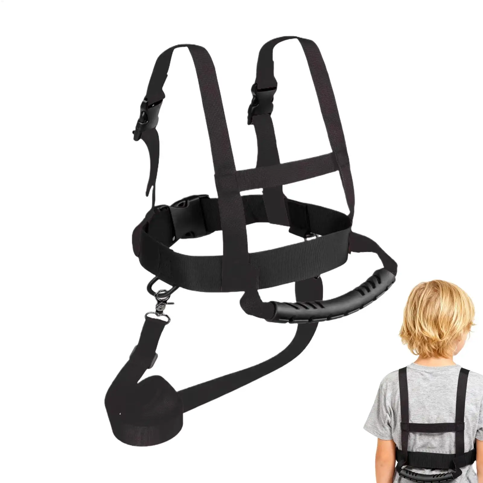 

Ski Harness Trainer For Kids Safe Adjustable Training Leash Snowboarding Traction Speed Control Ski Leash Trainer for Friends
