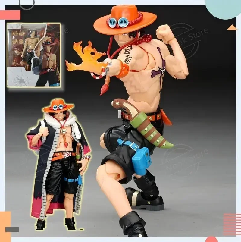 

IN STOCK Portgas D Ace Action Figure Anime One Piece Fire Fist Ace Figures PVC Movable Collection Desktop Ornaments Model Toys