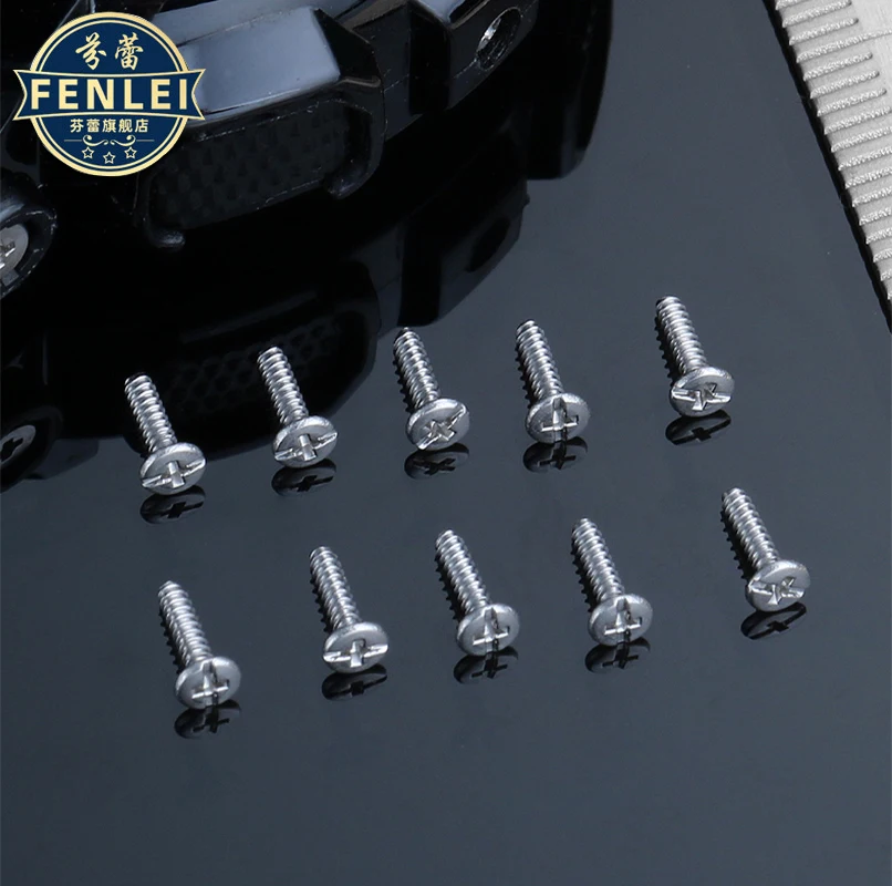 Para casio gd ga110 ga100/120/140 ga2100 6900 5600 caixa de relógio masculino capa traseira parafusos de aço inoxidável parafuso traseiro tampa inferior