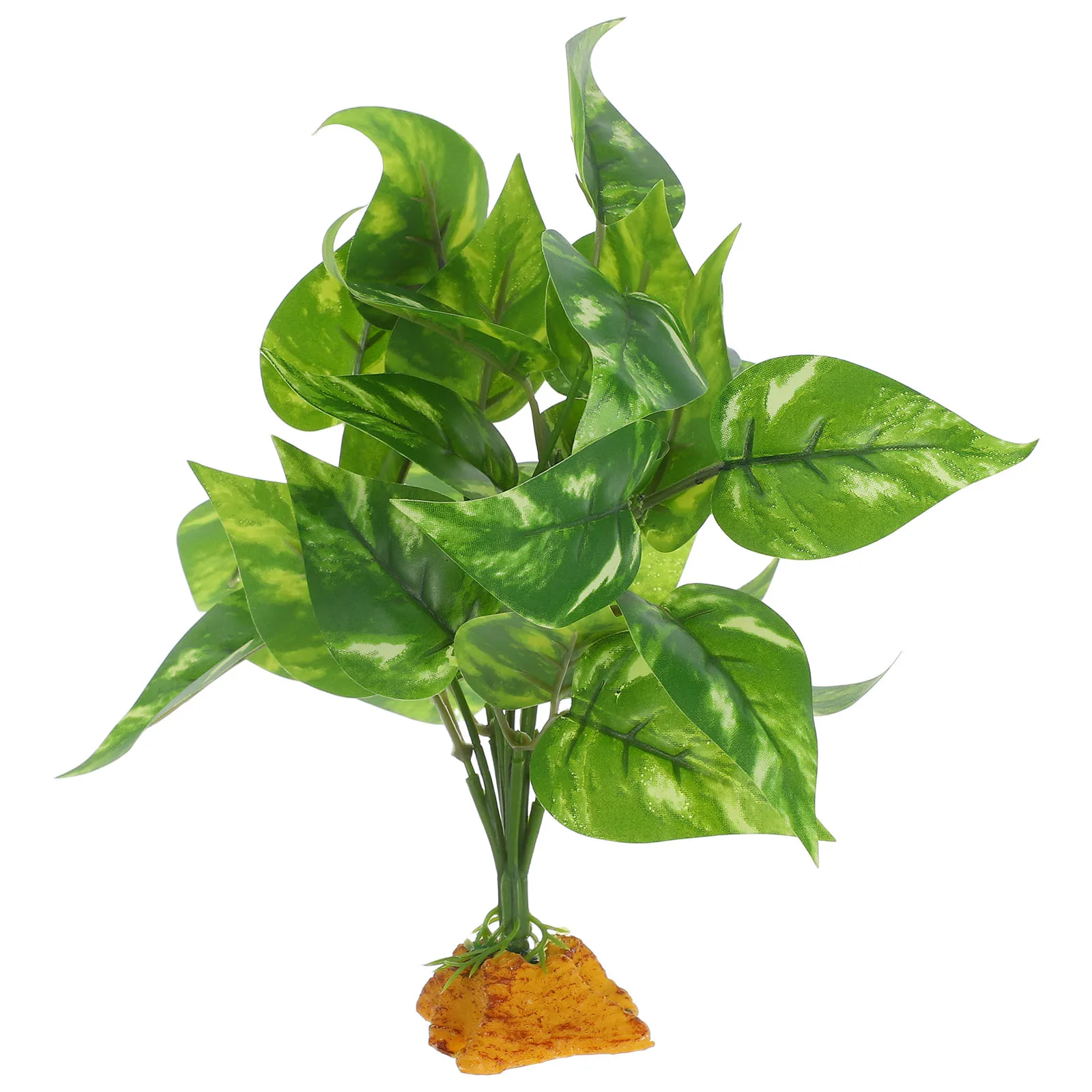 

Artificial Plant Decoration High Realism Safe Material Durable Terrarium Aquarium Reptile Habitat Bearded Dragon Fish Tank