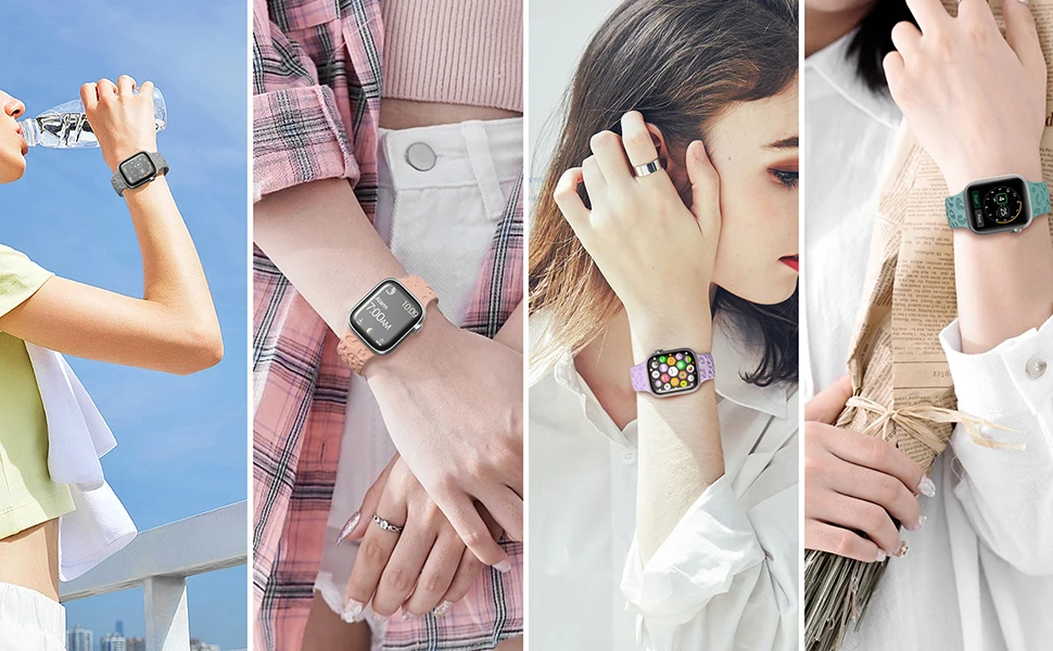 Graviertes Leopardenarmband für Apple Watch Ultra 2 3 4, 49 mm, 44 mm, 40 mm, 45 mm, 38 mm, Silikonarmband, iWatch Series 10 11 12 9 8 SE – Detail 20