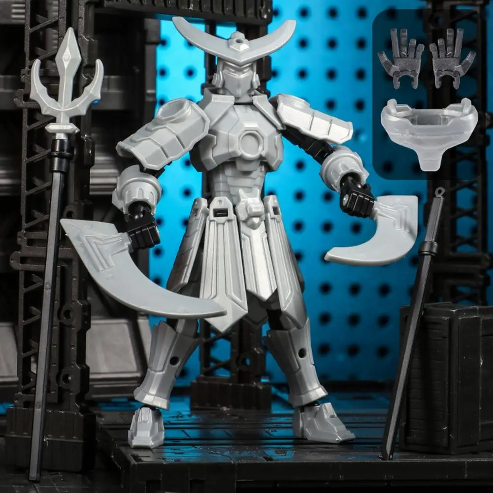Action Figure Decoration 3d Printed Robot Action Figure with Movable Joints Accessories for Stress Relief Articulated Dummy