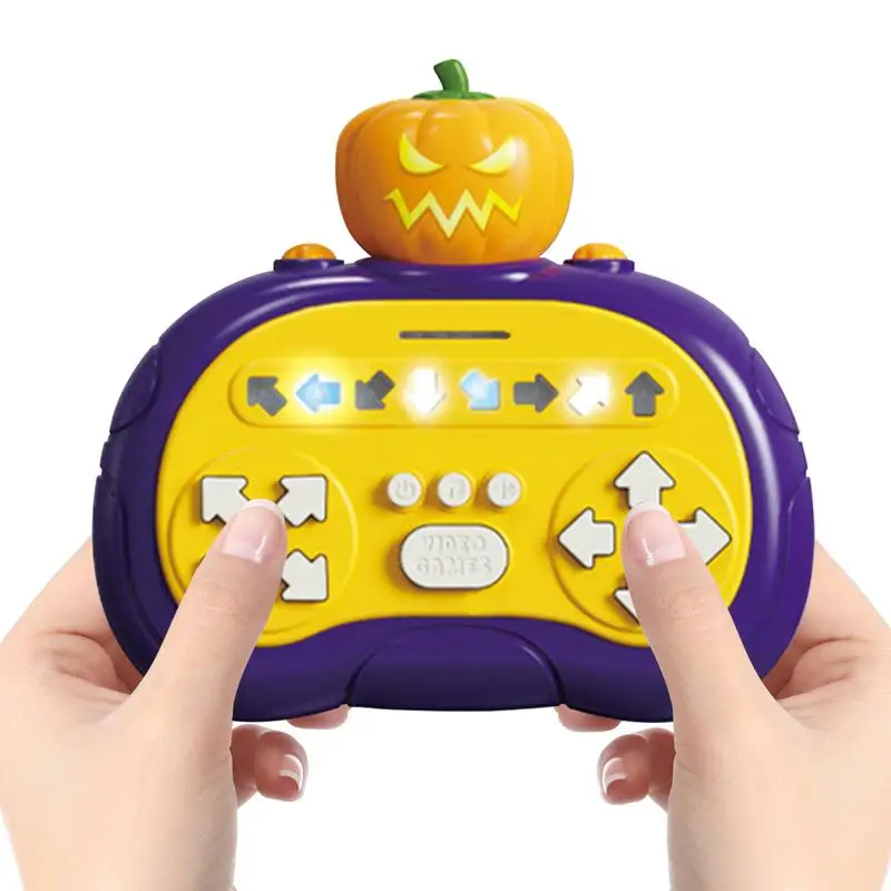 Quick Push Game Handheld Puzzle Game Machine With Light 4 Modes Portable Travel Electronic Toys Fun Leisure Activity For Kids