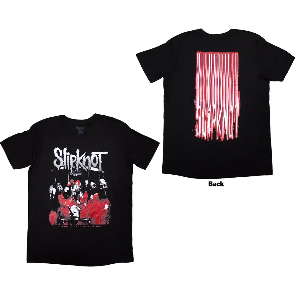 Torn Apart Slipknot Alternative Metal Band Grafik-T-Shirt aus Baumwolle für Männer und Frauen, Streetwear-T-Shirt – Detail 2